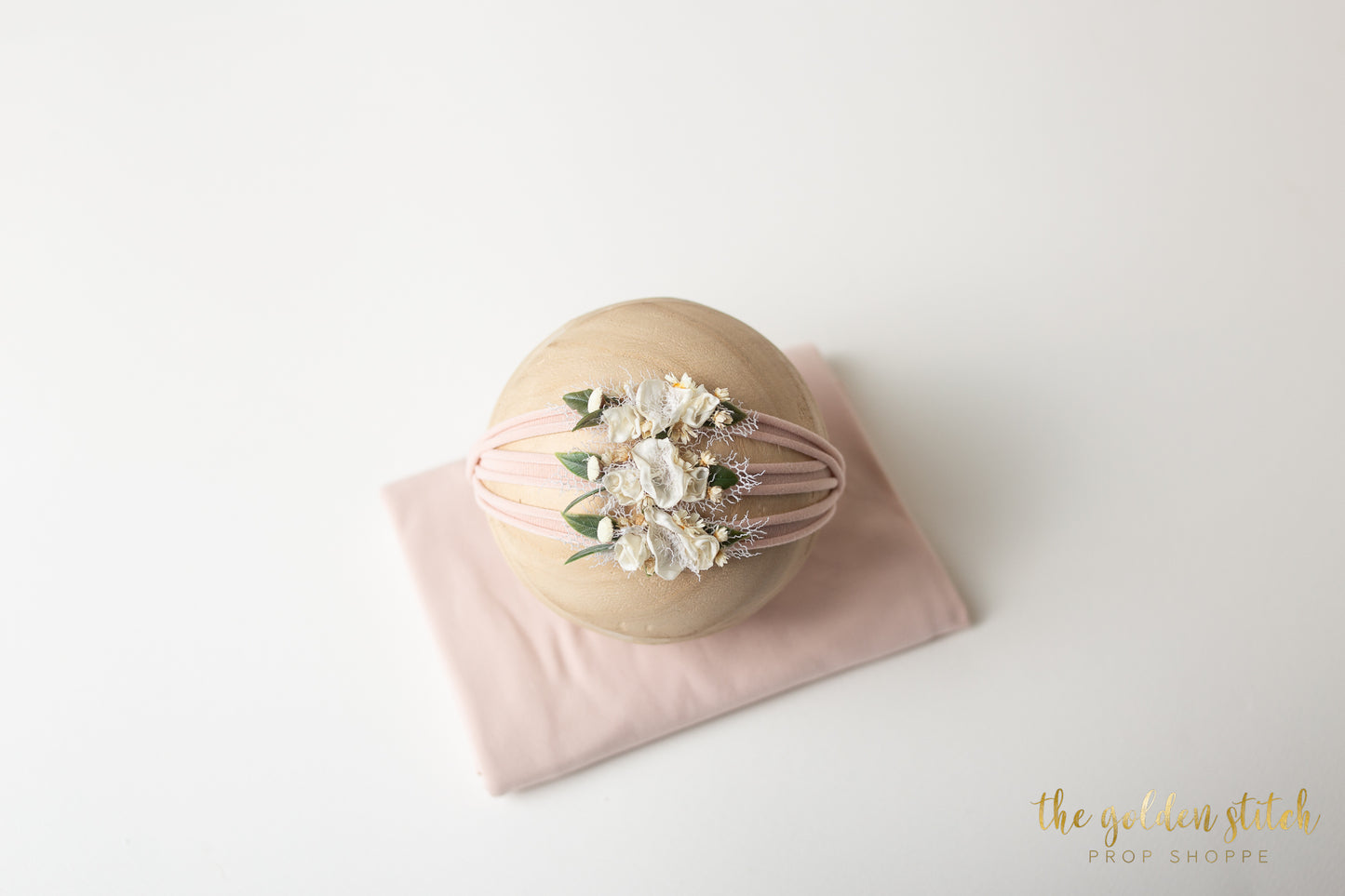 Blush & Cream Blooms Headband