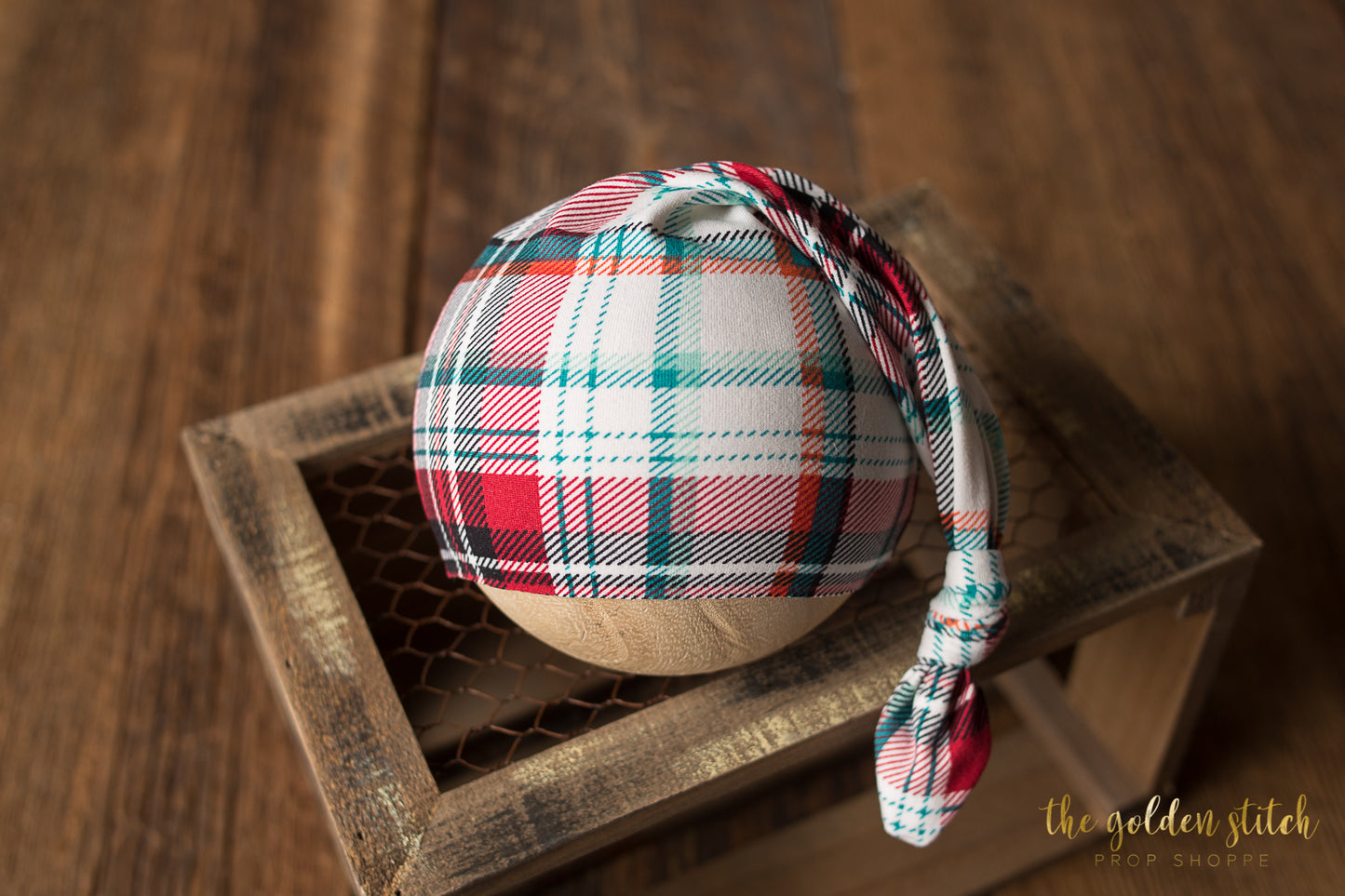 Holiday Plaid Sleepy Cap
