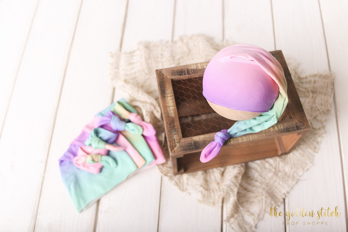 Rainbow Ombré Sleepy Cap