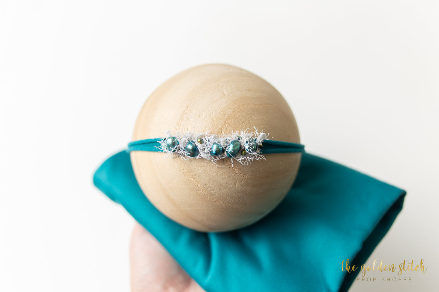 OOAK Teal Pearls Set