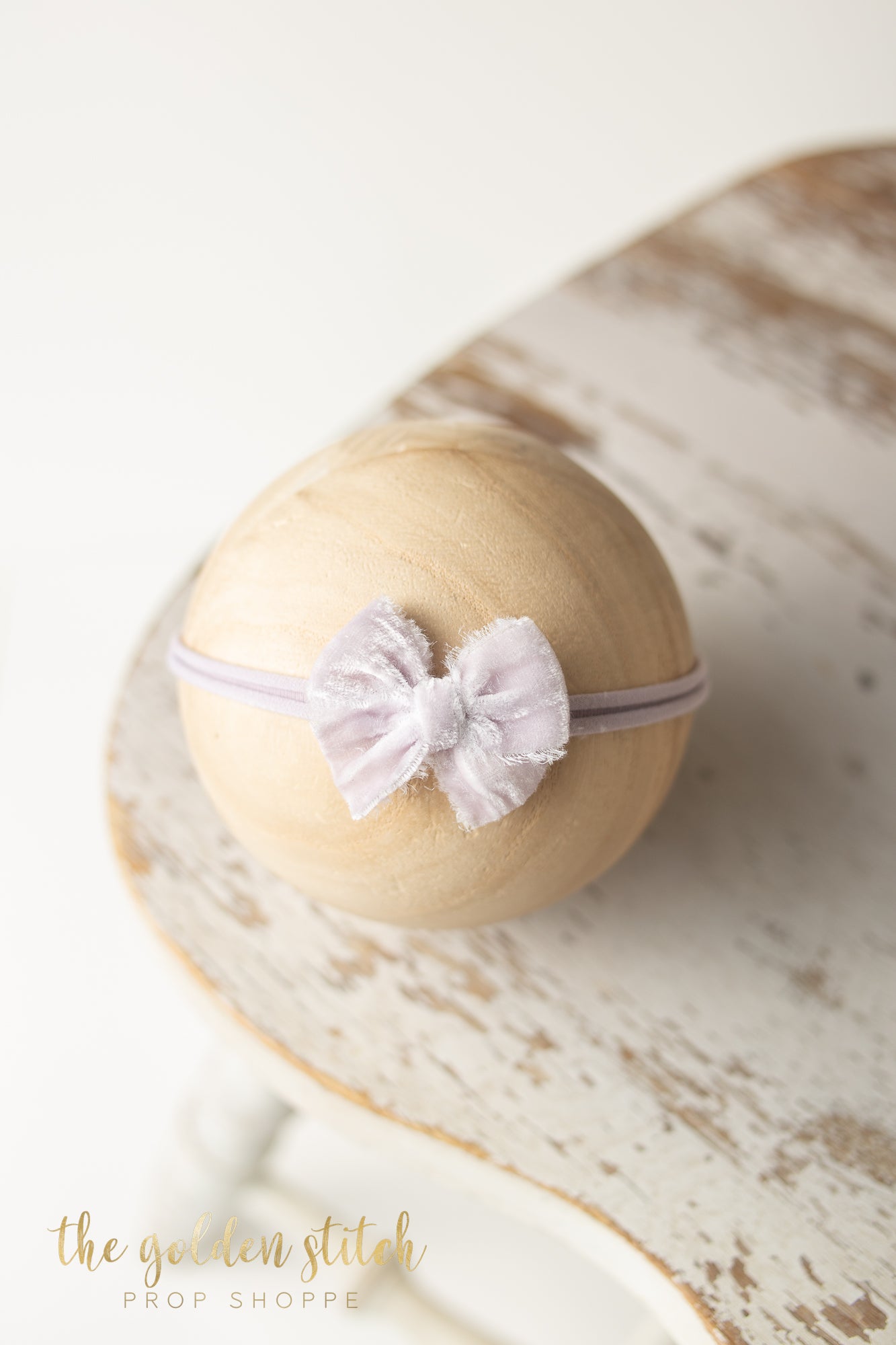 Lavender Mini Velvet Bow